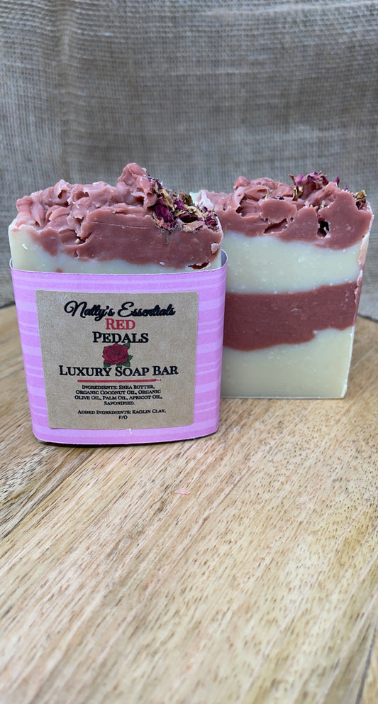 Red Pedals Luxury Soap Bar