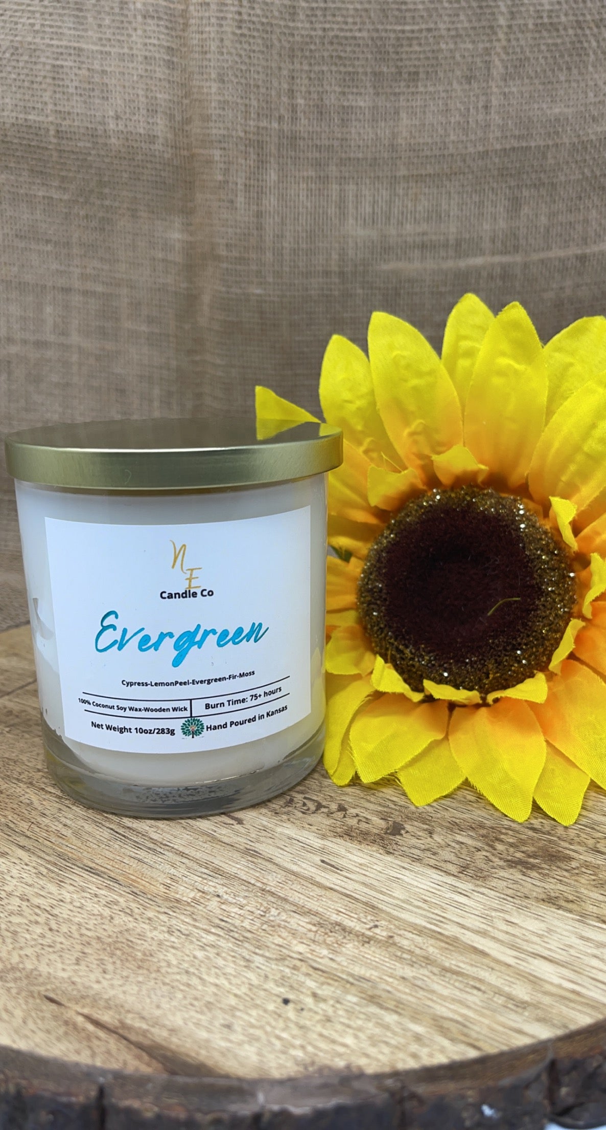 Evergreen Candle