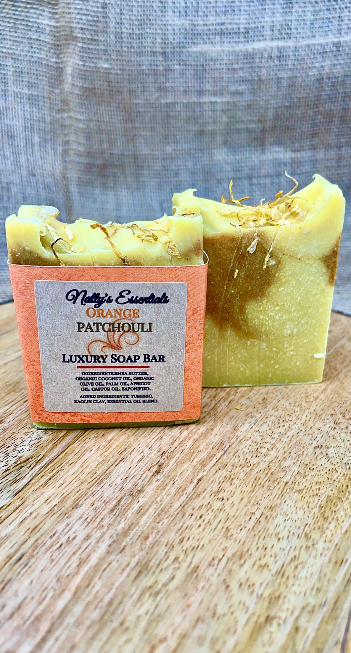 Orange Patchouli Luxury Soap Bar