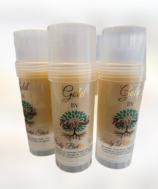 "Gold" Body Butter Sticks By Natty's Essentials